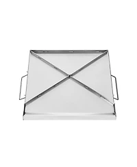 Ecooso 18 x 16 Inch Stainless Steel Griddle Plate for Gas Grill with Handles