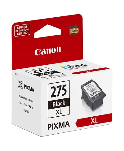 Canon Pg-275 Xl Black Ink Cartridge for Pixma TS3520, TR4720 Wireless All-In-One Inkjet Printer
