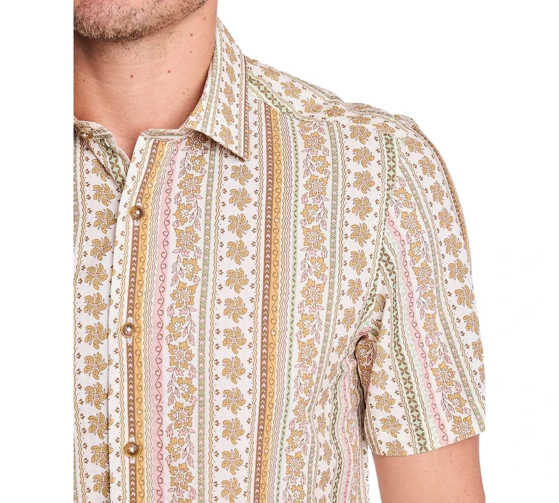 Paisley & Gray Men's Slim-Fit Spread Collar Shirt