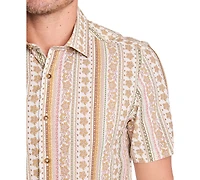 Paisley & Gray Men's Slim-Fit Spread Collar Shirt