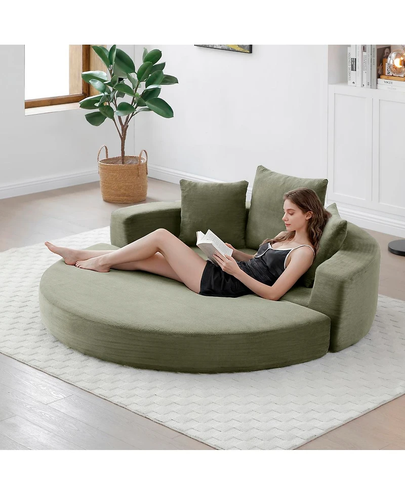 Streamdale Furniture Convertible Sofa Couch Bed, Multi-functional, Adjustable Futon for Apartment