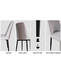 Streamdale Furniture Expandable circular dining table set with 4 cushioned chairs.