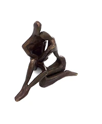 Danya B. Small Couple Embracing Cast Bronze