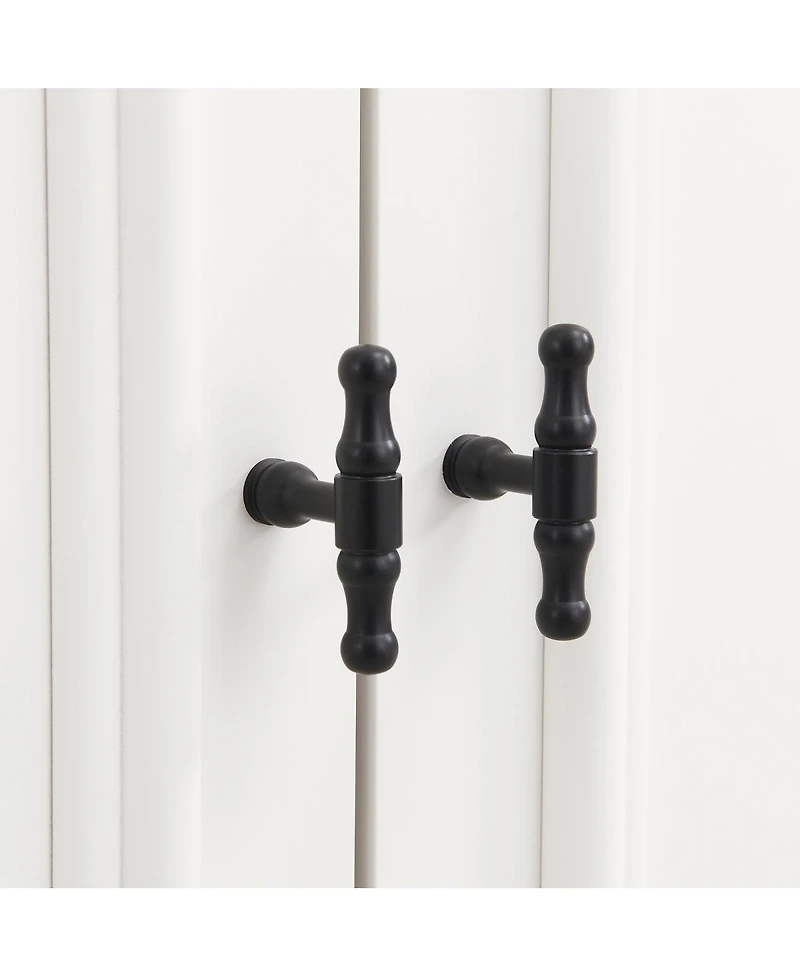 Streamdale Furniture 97.4"W 4-Piece Wall Unit Entertainment Center with Bookshelf for TVs Up to 70".