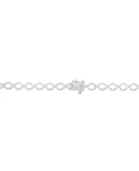 Effy Collection Sapphire (6-3/8 ct. t.w.) & Diamond (1-1/3 ct. t.w.) Necklace in Sterling Silver