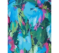 Xscape Petite Floral Printed Tiered Ball Gown