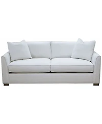 Corine 20" Upholstered Sofa with Toss Pillows