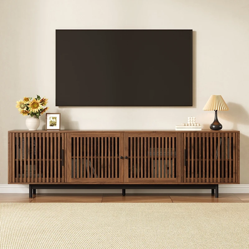 Streamdale Furniture Modern Tv Stand for TVs up to 85" with Storage & Cable Management