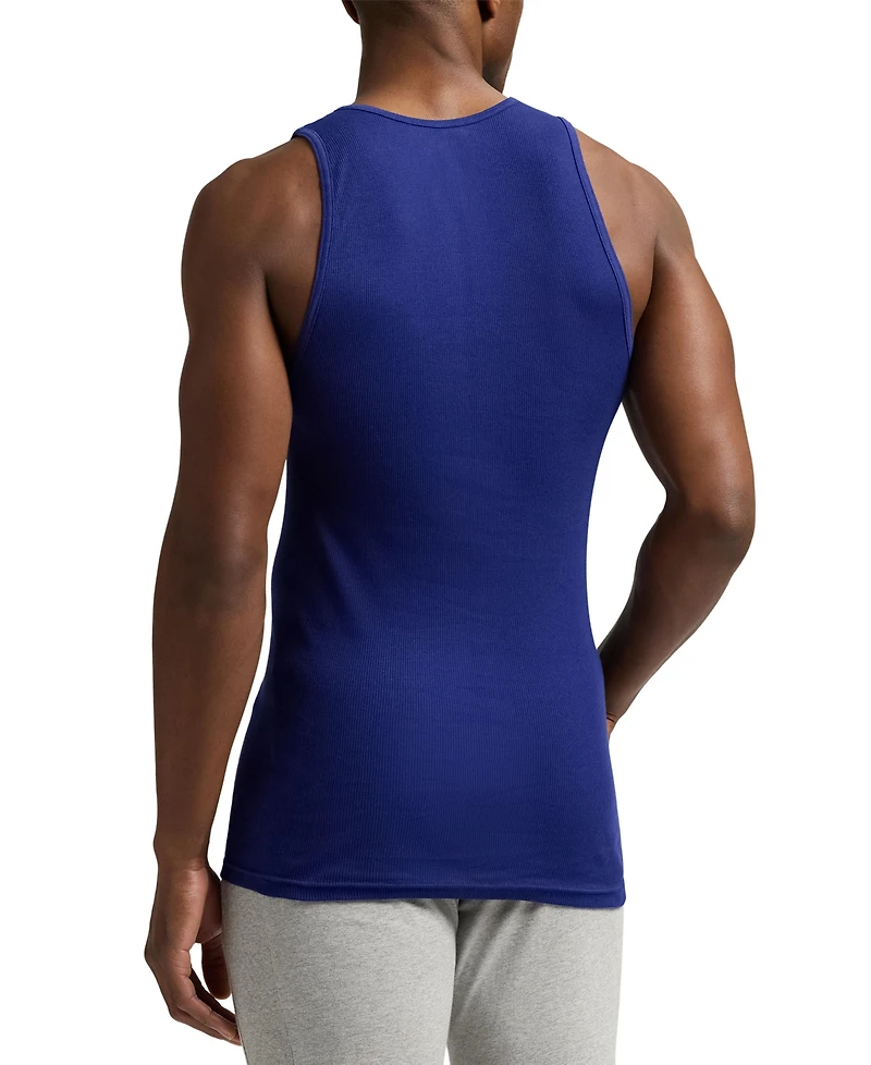 Polo Ralph Lauren Men's Classic Fit Undershirt Tank Tops, 3-Pack