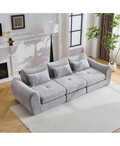Streamdale Furniture Modular Cloud Sofa, Convertible Folding Sofa Bed