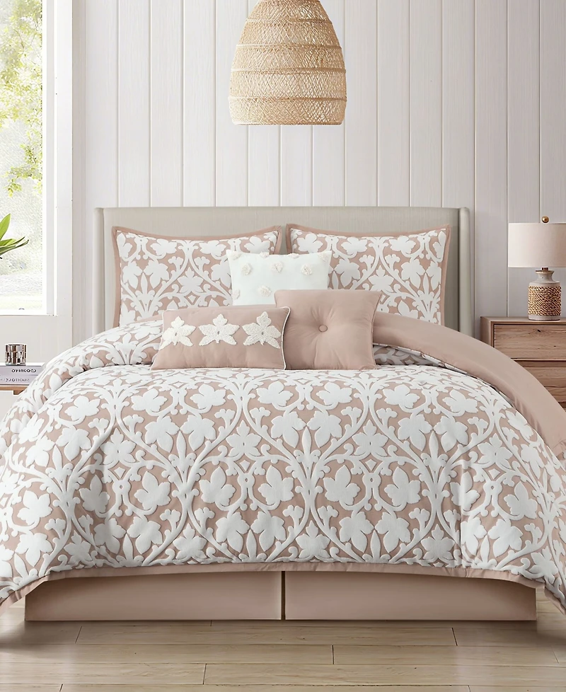 Stratford Park Adissa Floral 7-Pc. Comforter Set