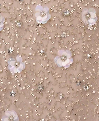 Adrianna Papell Embellished Floral Sheath Dress