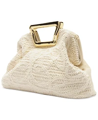 Arezzo Amelia Medium Embroidery Snap Button Crossbody Bag