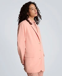 Kenneth Cole Women's Three-Button Boyfriend Blazer