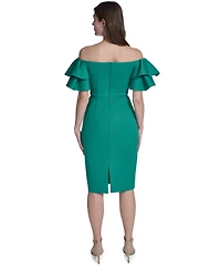 Eliza J Women's Off-The-Shoulder Sheath Dress