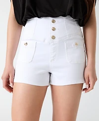 Guess Women's Janna High-Rise Denim Shorts