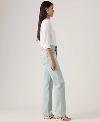 Levi's Women's Ribcage High-Rise Straight Full Length Jeans