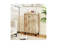 Slickblue 4-Tier Shoe Storage Cabinet with Removable Shelves & Doors