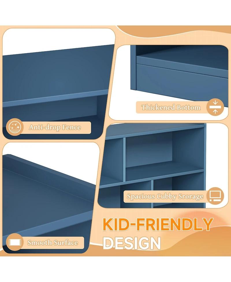 Rainsken 5 Cube Kids Bookcase