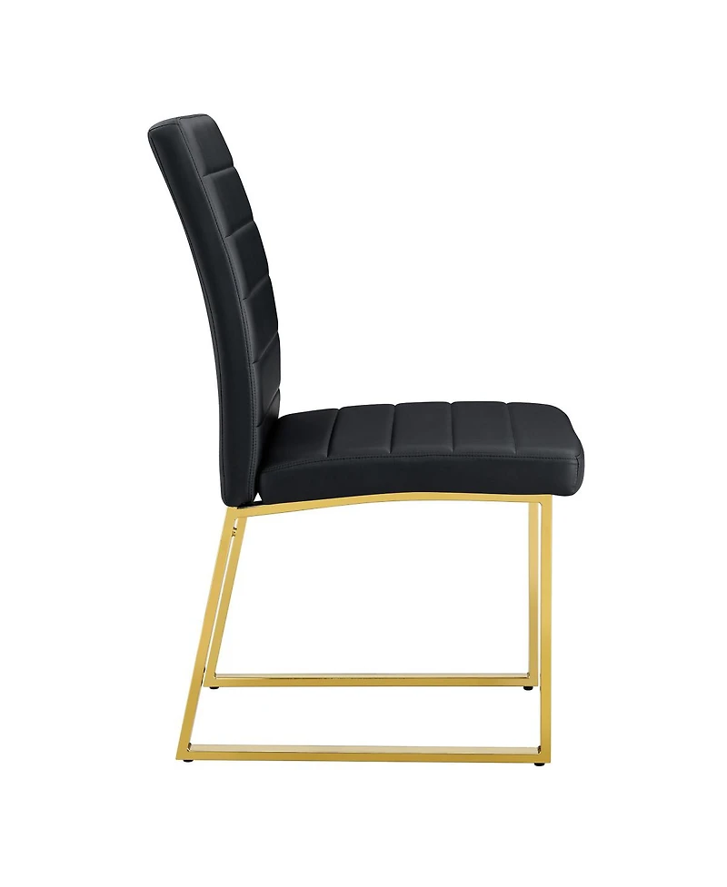 Streamdale Furniture 2-Pack Heavy-duty Chairs: Cushion, Iron Frame, Home/Office, Great Value