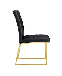 Streamdale Furniture 2-Pack Heavy-duty Chairs: Cushion, Iron Frame, Home/Office, Great Value