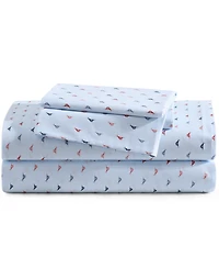 Tommy Bahama Home Iconic Marlin 200-Thread Count Washed Cotton 4-Pc. Sheet Set