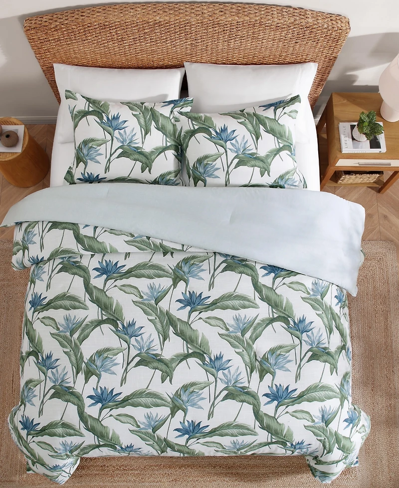 Tommy Bahama Home Birds of Paradise Cotton 3-Pc. Comforter Set