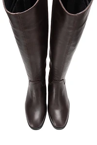 Forever and Always Shoes Women's Ruiz Leather Knee High Boot