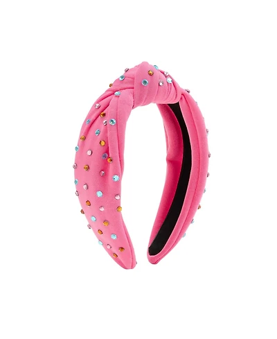 Sweet Wink Little and Big Girls Raspberry Rhinestone Headband