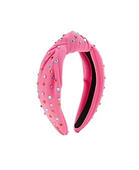 Sweet Wink Little and Big Girls Raspberry Rhinestone Headband