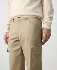 Mango Men's Cotton Cargo Pants