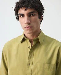 Mango Men's Cotton Relaxed-Fit Shirt