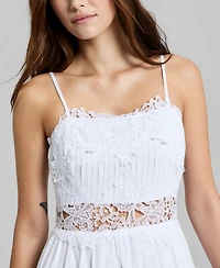 And Now This Women's Lace-Trim Tank Maxi Dress, Macy's Exclusive