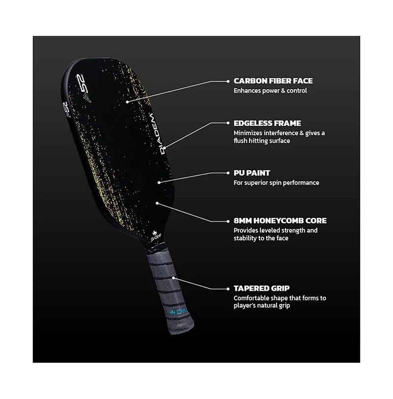 Diadem A52 Carbon Fiber Pickleball Paddle
