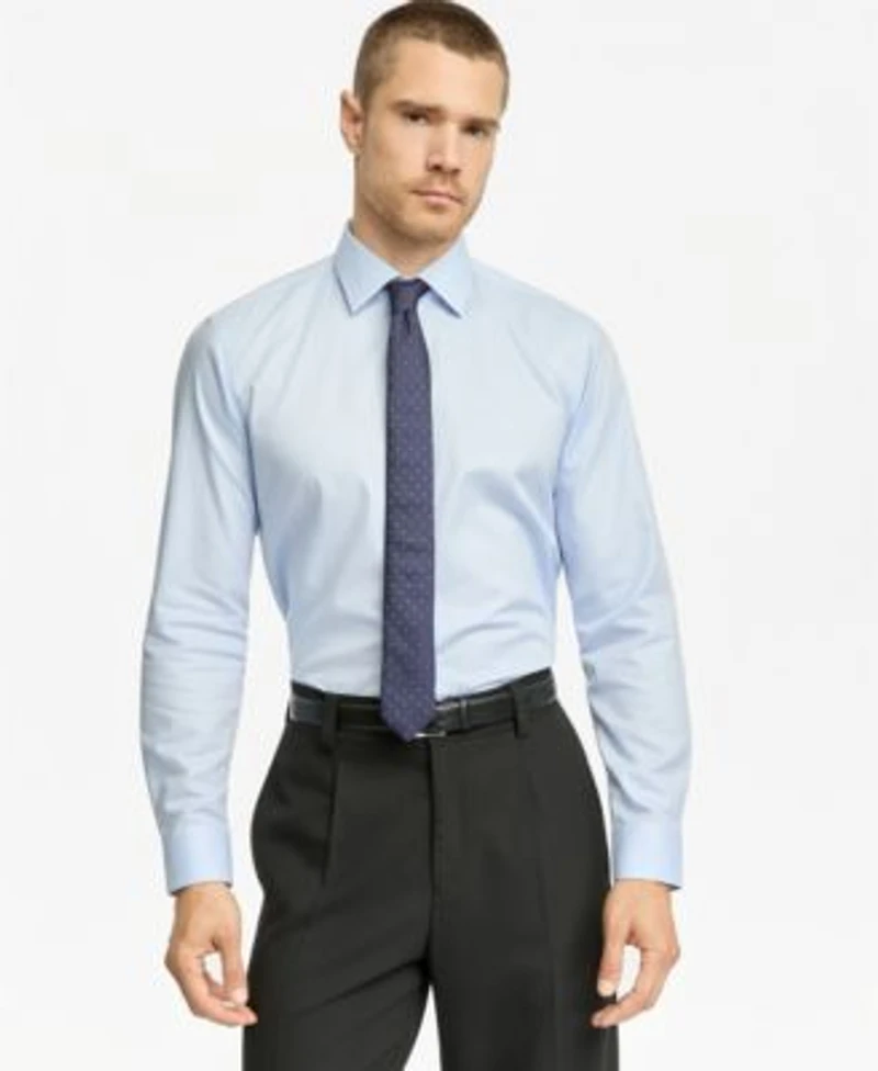 Hugo By Hugo Boss Mens Modern Fit Dress Shirt Dot Skinny Silk Tie