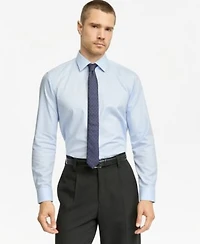 Hugo By Hugo Boss Mens Modern Fit Dress Shirt Dot Skinny Silk Tie