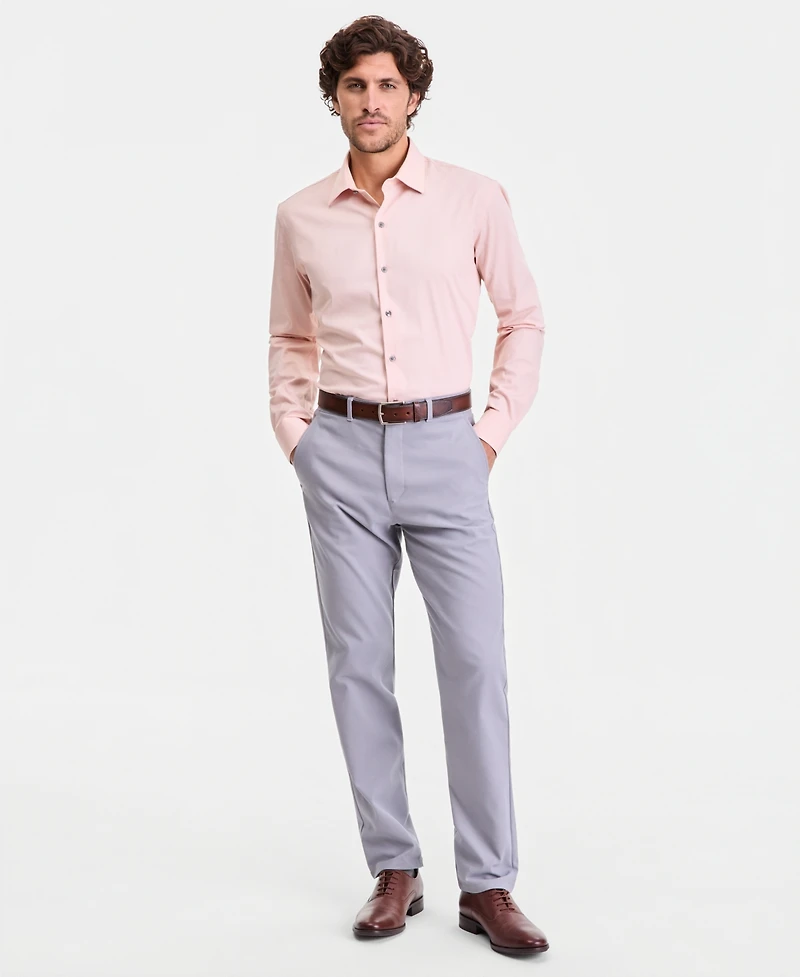 Alfani Men's Long-Sleeve Solid Dress Shirt, Macy's Exclusive