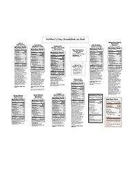 Wine Country Gift Baskets Mother's Day Wooden Breakfast Tray Set, 20-Pc.