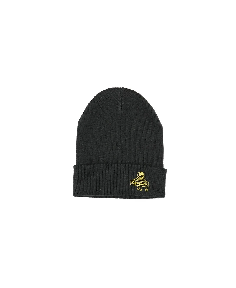 RefrigiWear Men's Watch Cap with Logo - Moisture Wicking Cold Weather Beanie