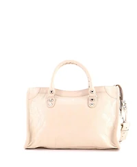 Pre-Owned Balenciaga Small City Classic Studs Bag Leather