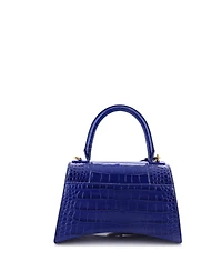 Pre-Owned Balenciaga Hourglass Top Handle Bag Embossed Leather