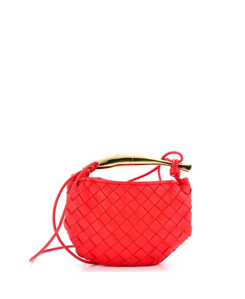 Pre-Owned Bottega Veneta Mini Sardine Top Handle Bag Intrecciato Nappa