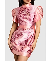 Coast Women's Floral Tulip Sleeve Mini Dress