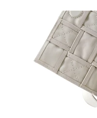 Pre-Owned Bottega Veneta Small Cassette Crossbody Bag Maxi Intrecciato Leather