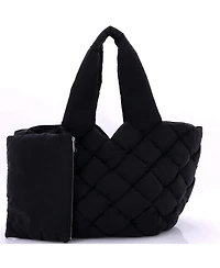 Pre-Owned Bottega Veneta Cassette Paper Tote Intrecciato Nylon