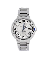 Pre-Owned Cartier Ballon Bleu de Cartier Automatic Watch in Stainless Steel 33mm