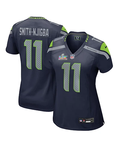 Nike Women's Jaxon Smith-Njigba College Navy Seattle Seahawks Super Bowl Lx Patch Game Jersey