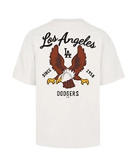 '47 Brand Men's Cream Los Angeles Dodgers Souvenir Eagle Foundation T-Shirt