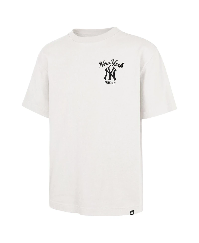 '47 Brand Men's Cream New York Yankees Souvenir Eagle Foundation T-Shirt