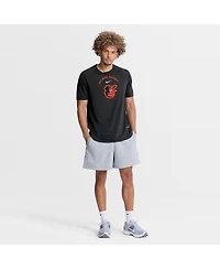 Nike Men's Black Baltimore Orioles Authentic Collection Batting Practice Pre-Game Raglan Dri-fit T-Shirt